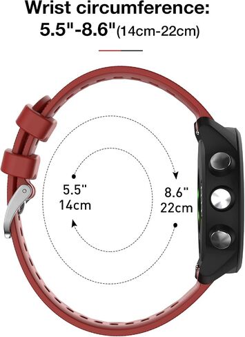 Strap for Garmin Forerunner 245/645 Music,20mm Width Starp for Garmin Vivoactive 3/Vivoactive 3 Music in Saudi Arabia
