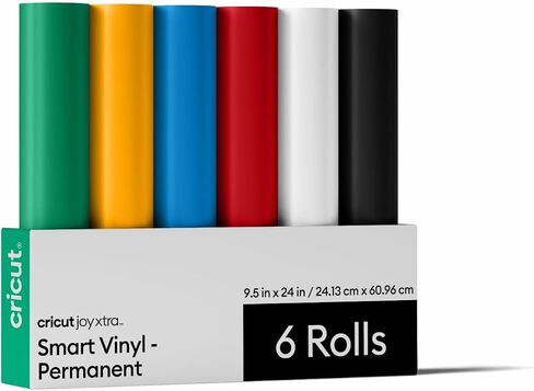 Cricut Smart Permanent Vinyl, Sampler Pack (13in x 24in, 6 Sheets) in Saudi Arabia