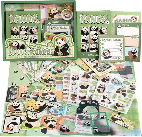 emmoolife Scrapbooking Supplies Kit ، Daily Life World Travel Scrapbook Kit for Bullet Junk Journal ، Stationery ، A6 Grid Noteboor ، DIY Journaling Supplies ، Birthday Craft Gift Teen Girl Women in Kuwait