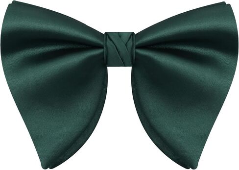 Mens Bow Tie Pre Tied Oversized Bow Ties for Men Satin Bowties for Tuxedo Wedding Party Banquet in Kuwait