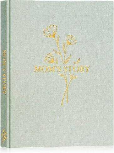 Lanpn Mom Life Story Book Journal with 270+ Prompts, Linen Hardcover Mother Story Guided Journal, Mom Memory Keepsake Book to Fill Out, Mother's Day Birthday Christmas Gift for Mom, Purple in Kuwait
