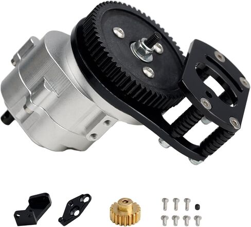 RC D90 صندوق تروس نقل السرعة الفردية ، هيكل الألومنيوم سبيكة RC ، بدلة لـ Gelande II FJ40 G2 D90 TF2 1/10 RC Crawler Parts (Transmission) in Kuwait