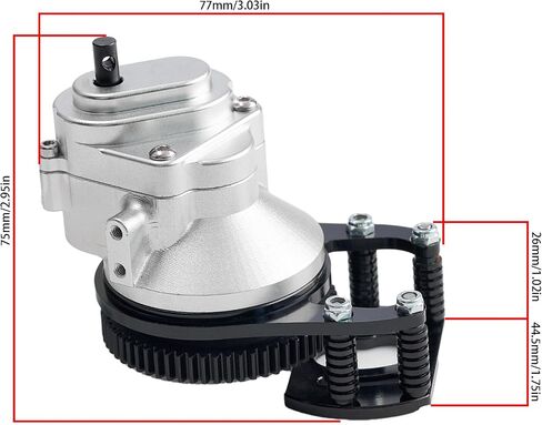 RC D90 صندوق تروس نقل السرعة الفردية ، هيكل الألومنيوم سبيكة RC ، بدلة لـ Gelande II FJ40 G2 D90 TF2 1/10 RC Crawler Parts (Transmission) in Kuwait