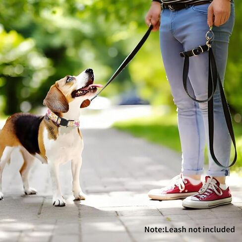 Dog Collar, Adjustable Funny Pet Collar with Quick Release Durable Buckle, Cute Collars for Medium Large Dogs, Cute Striped Spots in Kuwait