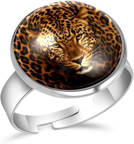 Adjustable Rings for Women, Stainless Steel Rings for Men, animal chicken cock rooster, 1 PCS in Saudi Arabia