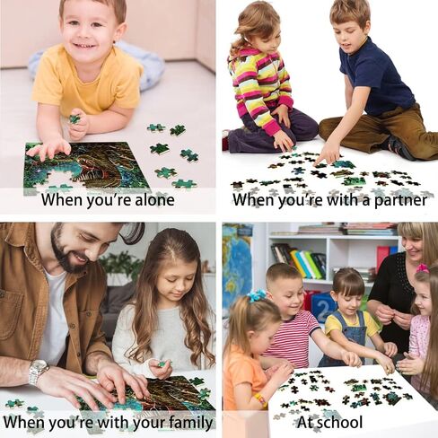 Jigsaw Puzzles 60 Pieces Puzzles for Kids Ages 4-8 Learning Educational Toy Puzzles for Children Girls and Boys Packed in Tin Box (AW-O97S-6ZUV) in Saudi Arabia
