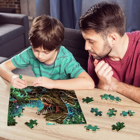 Jigsaw Puzzles 60 Pieces Puzzles for Kids Ages 4-8 Learning Educational Toy Puzzles for Children Girls and Boys Packed in Tin Box (AW-O97S-6ZUV) in Saudi Arabia