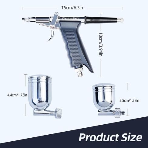 LYMMIYTC Airbrush Utility Parts Kit with 3 PCS 0.3mm Airbrush Spray Gun Needle/Nozzle/Spanner Replacement Parts in Saudi Arabia