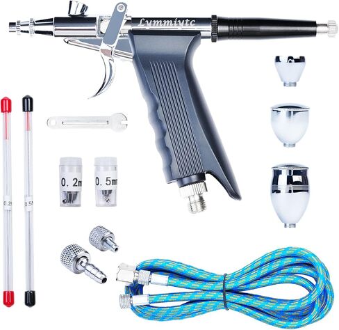 LYMMIYTC Airbrush Utility Parts Kit with 3 PCS 0.3mm Airbrush Spray Gun Needle/Nozzle/Spanner Replacement Parts in Saudi Arabia