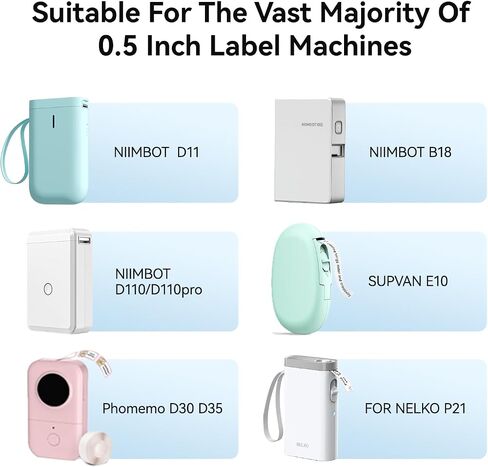 NIIMBOT B21 Label Maker Case Portable Case for B1 Label Maker, Compatible with M110 T50M PM220 Label Printer Box, Black in Kuwait