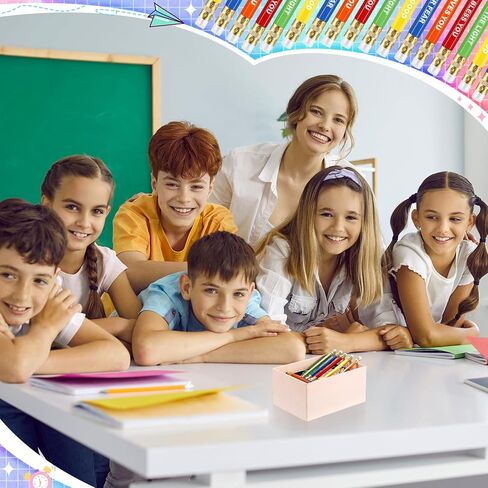 Jetec 50Pcs Inspirational Golf Pencils Christmas Mini Half Pencils Bulk with Eraser Back to School Gifts for Boys, Girls, Students and Teachers Office Supplies(Candy Color,Inspirational) in Kuwait