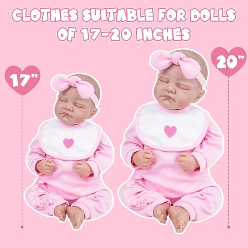 AORI 9 PCS Reborn Baby Dolls الزي مجموعة مع إكسسوارات bassinet لدمية الطفل 17-22 بوصة ، وسرير الناقل الأزرق وملابس دمية الطفل تناسب دمى الأطفال حديثي الولادة in Kuwait