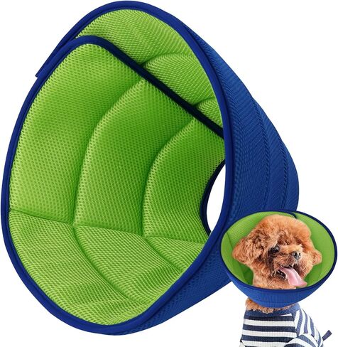 Soft Dog Cone Collar After Surgery Alternative for Dogs to Stop Licking, Comfy Collars for Large/Medium/Small Pet, Adjustable Elizabethan Neuter Recovery E Cones of Shame Neck & Head Ecollars, Cat in Kuwait