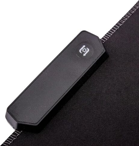 RadioShack RGB Gaming Mouse Pad with RS Logo, Customizable Light Up Mouse Pad Offers Multiple Color Modes for Enhanced Gaming Setup in Saudi Arabia
