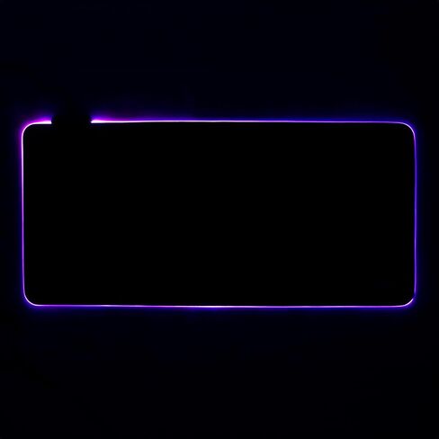 RadioShack RGB Gaming Mouse Pad with RS Logo, Customizable Light Up Mouse Pad Offers Multiple Color Modes for Enhanced Gaming Setup in Saudi Arabia