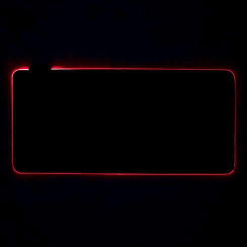 RadioShack RGB Gaming Mouse Pad with RS Logo, Customizable Light Up Mouse Pad Offers Multiple Color Modes for Enhanced Gaming Setup in Saudi Arabia
