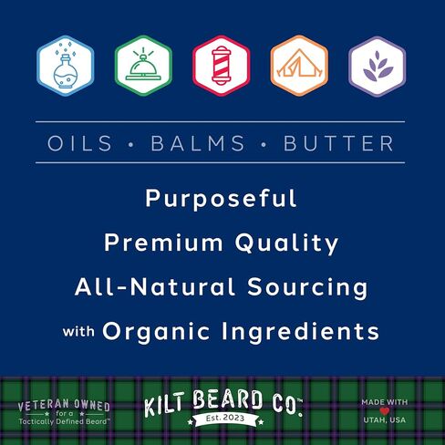 Kilt Beard Co.™ Beard Elixir™ Beard Oil, All Natural, Organic, Purposefully Made to Ditch The Beard Itch (2 oz) in Saudi Arabia