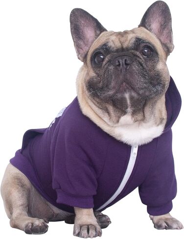 iChoue I am a French Bulldog Clothes Hoodies for Dogs Puppy Frenchie Pug English Boston Terrier Bully Pitbull Sweatshirt Sweater Clothing Cold Weather Winter Coats - Green/Medium in Saudi Arabia