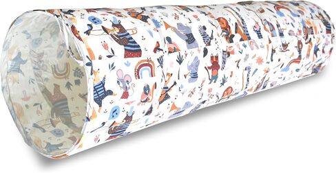 River & Aria Co Baby Play Tunnel - 6ft Indoor & Outdoor Pop Up Play Tunnel for Toddlers 2-6 - Interactive Hide-and-Seek Crawling Tunnels for Children (Dinosaur Tunnel) in Saudi Arabia