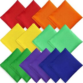14 PCS NYLON COLLUTIL BEAN FACS 3.9 × 3.9 بوصة سائبة اليد إرم لرياضة في الهواء الطلق