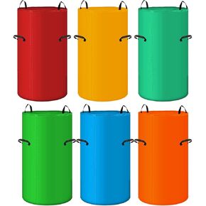 47 PCS ألعاب في الهواء الطلق مجموعة أكياس سباق البطاطس الأكياس الأكياس للسباق للبالغين Bean Bag This Tharm 3 أرجل سباق Race Egg Spoon Game Party Blower Carnival Outdoor Lawn Game for Easter Games Party