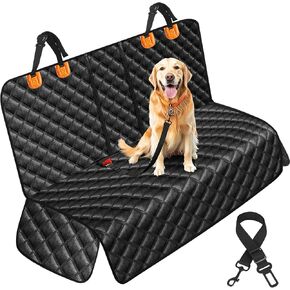 Dog Car Seat Cover for Back Seat - Waterproof and Scratchproof Back Seat Cover for Dogs Nonslip Car Seat Cover for Dogs Fits for Cars and SUVs