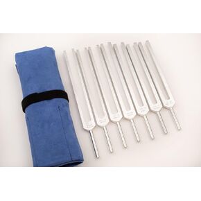 Angel Tuning Forks for Healing, 4096 hz, 4160 hz, 4225 hz, Connect with Higher Energies, Includes Crystal Tuner, Machined not Molded and Made in the USA