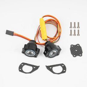 RC LED المصابيح الأمامية Angel Eyes 12 Modes لـ 1/7 Arrma Concaction Sender 6S RGB Halo Rings Remote Control Lighting RC Car Light Kit Accorations