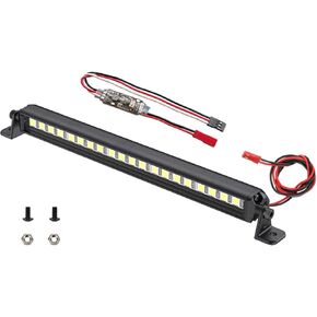 شريط الضوء النقي RC 20 LED 4.3 بوصة من الألومنيوم RC Lights RC ملحقات الزاحف لـ SCX10 TRAXXAS TRX-4 TRX4M ARRMA SETON REDCAT GEN7 1/10 1/18 RC LIGHT KIT