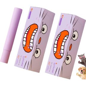 Pet Funtbrush Pen و Eral Repair Gel للكلاب والقطط - تنظيف الأسنان ، قلم تنظيف الأسنان ، مزيل Tartar لمضادات النباتات الطبيعية لإصلاح أسنان الحيوانات الأليفة (1pcs)