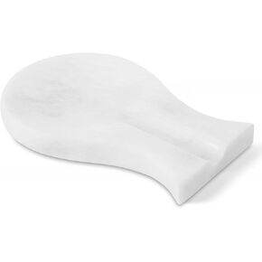 Radicaln Marble Spoon Rest Green Onyx Spatula Ladle Fork Handmade Utensil Rest - Non Ceramic Non Copper Spoon Rests Kitchen Organizer - Chef Cooking Countertop Spoon Holder