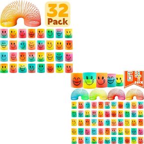 Cocurb 32 و 64 PCS Mini Spring Party Favors للأطفال من 4 إلى 8 مستحضرات GOODIE BAC لأعياد الميلاد وجوائز الفصول الدراسية والألعاب الصغيرة الموجودة