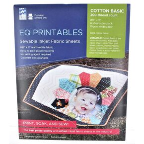 Inkjet Fabric Sheets,1 Pack