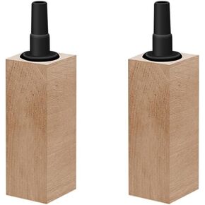DONGKER 2 PCS Aquarium Protein Skimmer Wood Tools,Wooden Protein Skimmer Bubble Diffuser for Air Pumps up to 5W