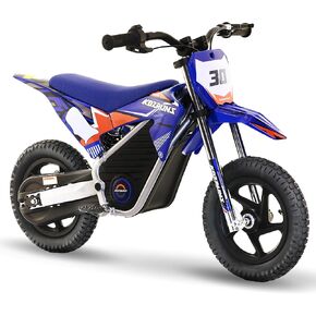 AIII 36V Electric Dirt Bike for Kids 5-10, High Performance 350W Racing Grade Motorcycle, Up to 18.6MPH, 3 Speed Settings, 14-Inch Off-Road Tires, Dual Disc Brakes & Advanced Shock Absorption, Orange
