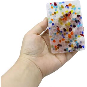 2 Pack Non-Sticky Fidget Toys - Silicone Picky Party Pad Stone Picking Pocket Pads - Sensory Toys for Skin Pickers & Dermatillomania