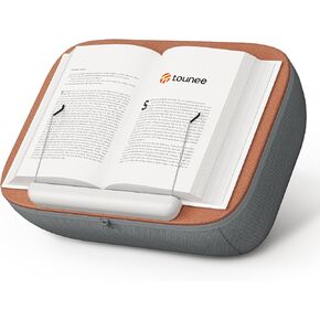 Tounee Bookseat Lap Beankbag Book Stand for Hands Free Book Book Book Pillow -Dinimize Ditigue -مثالي لعشاق الكتب في كل مكان -