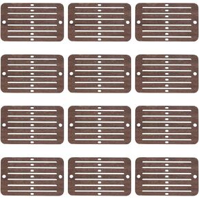 Ph Pandahall 12pcs Wooden Weaving Heddle Loom Towing Tools for Loom ، Mini Heddle Loom Backstrap Weaving Loom Darning Loom Wavf Loaving Loom for Bracelet Belt Belit Beginners Moccasin