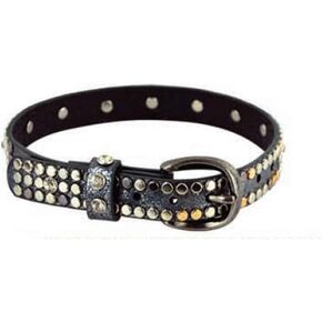 BELAGIO womens Boot Belt Dog Collar, Brown, 1 piece US