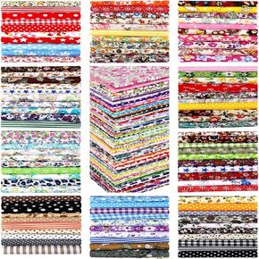 Tatuo 150 PCS 4 × 4 بوصة حزمة القطن الزهرة القطن 10 × 10 سم مربعات الدهون الزهرية المربعات المسبقة المربعات اللحف برقع اللون