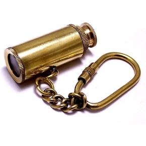 NauticalMart Brass Telescope Key Chain 3 "هدية بحري