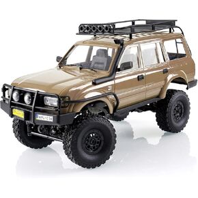 1/16 LC80 RC Crawler ، WPL C54-1 RC ROCK CRAWLER 4X4 4WD OFF ROAD RC TRACK ، 2.4GHz RTF سيارة التحكم عن بُعد مع هيكل ترقيته وتوجيه نسبي للبالغين هواية مركبة مركبة مركبة