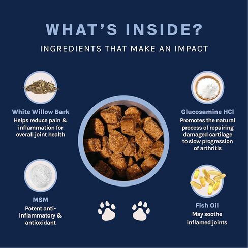 Good Trouble Pets Hip & Joint Supplement for Dogs - Bacon & Chicken Flavor, 30 Chews - Enhance Joint Health & Mobility for Your Canine Companion in Saudi Arabia