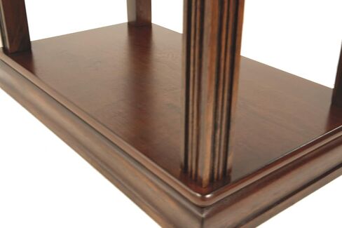 Signature Design by Ashley Breegin New Traditional Wooden Chair Side End Table, Brown in Saudi Arabia