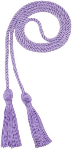 Tassel Depot Graduation Honor Cord - Lilac - Every School Color Available - Made in USA in Kuwait