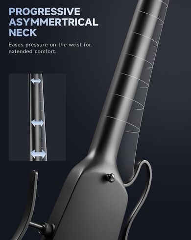 Donner HUSH-X Electric Guitar Kit - Featherlight Headless Guitar, Great for Travel and Practice, Mahogany Solid Body with Easy Assemble Stands, Gig Bag, All Accessories, Natural in Kuwait