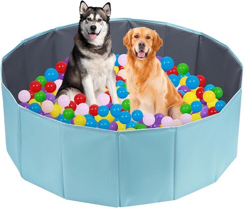 Foldable Ball Pit, Foldable Ball Pit for Dogs, Ball Pit for Dogs, Dog Ball Pit for All Types of Dogs, Portable and Foldable Kids Ball Pit, Suitable for Indoor and Outdoor (Without Toy Ball) in Saudi Arabia