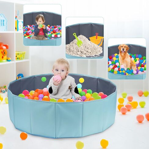 Foldable Ball Pit, Foldable Ball Pit for Dogs, Ball Pit for Dogs, Dog Ball Pit for All Types of Dogs, Portable and Foldable Kids Ball Pit, Suitable for Indoor and Outdoor (Without Toy Ball) in Saudi Arabia