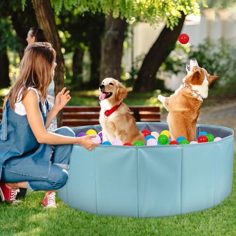 Foldable Ball Pit, Foldable Ball Pit for Dogs, Ball Pit for Dogs, Dog Ball Pit for All Types of Dogs, Portable and Foldable Kids Ball Pit, Suitable for Indoor and Outdoor (Without Toy Ball) in Saudi Arabia