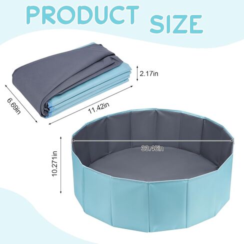 Foldable Ball Pit, Foldable Ball Pit for Dogs, Ball Pit for Dogs, Dog Ball Pit for All Types of Dogs, Portable and Foldable Kids Ball Pit, Suitable for Indoor and Outdoor (Without Toy Ball) in Saudi Arabia